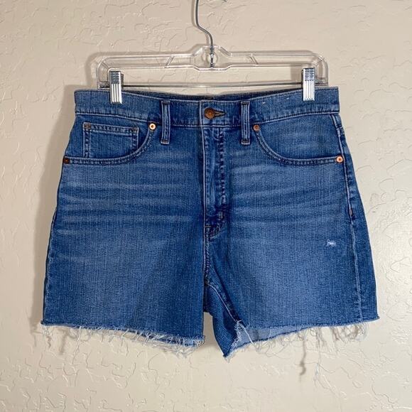 Madewell high rise denim shorts - Picture 1 of 6